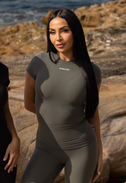 Dfyne Short Sleeve Moss